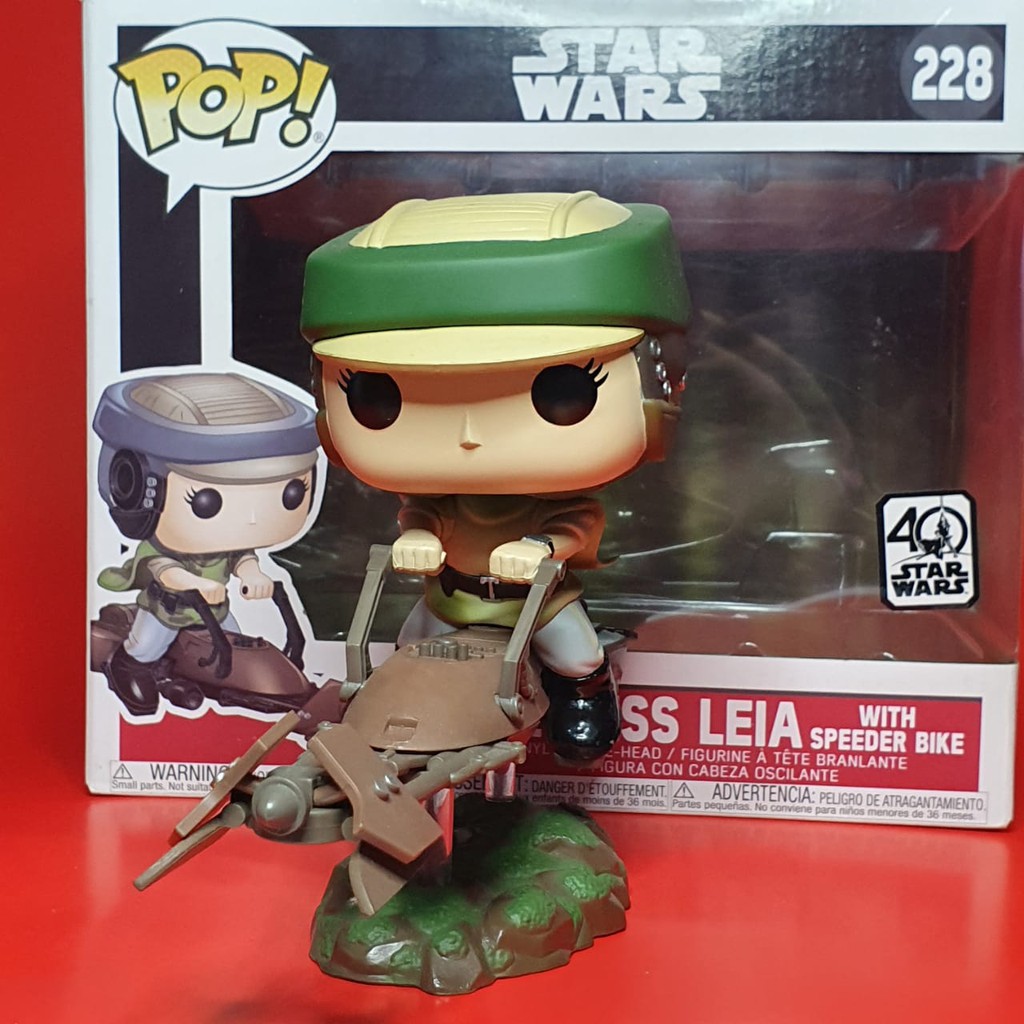 Funko pop princess leia speeder deals bike