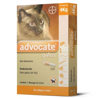 Antipulgas Advocate Gatos Ate 4kg Bayer