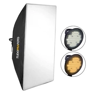 Softbox Profissional com LED 50x70 - Bicolor