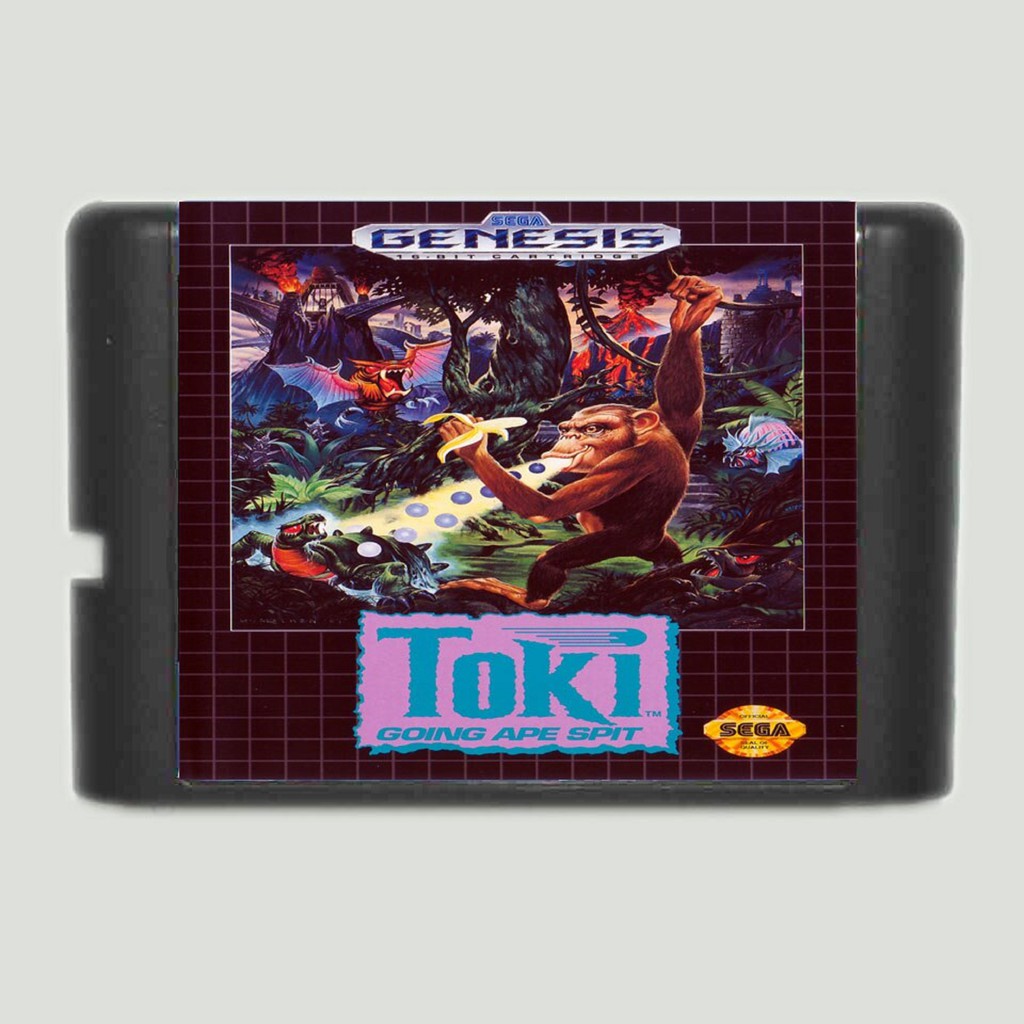 Juju Densetsu Toki Going Ape Spit Mega Drive Genesis