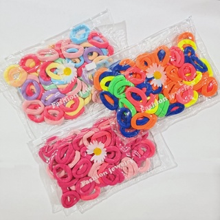 Kit com 70 Elásticos Mini Rabicó Xuxinha para Cabelo - 1 Pacote