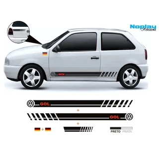 Faixas Laterais Gol Special CL GL Bola Bolinha G2 Adesivos Portas e Traseira Acessórios 1994 1995 1996 1997 1998 1999 2000 2001 em Oferta na Shopee