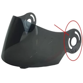Viseira Zarref Mod Novo V2 V3 V4 V5 Fume espessura 2.2mm Polivisor 1714f