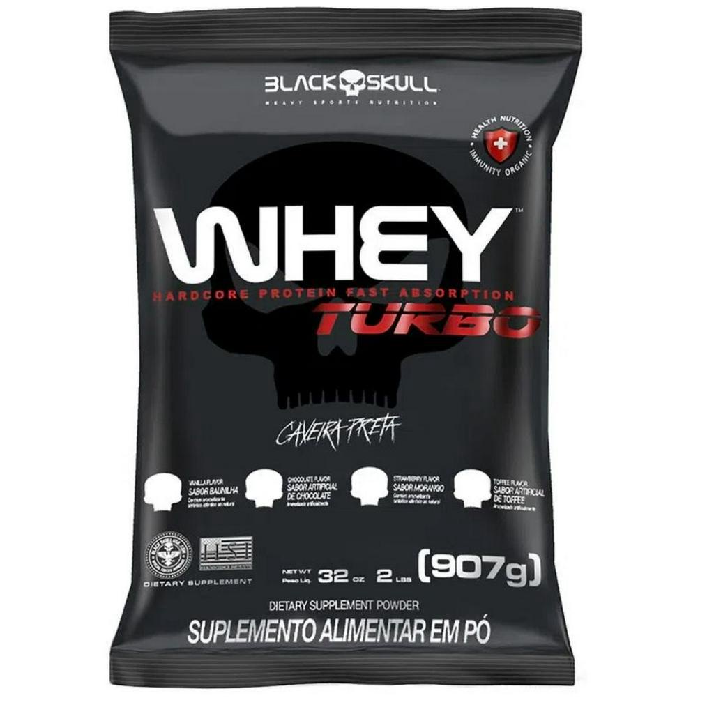 Whey Protein Black Skull Turbo907G Refil