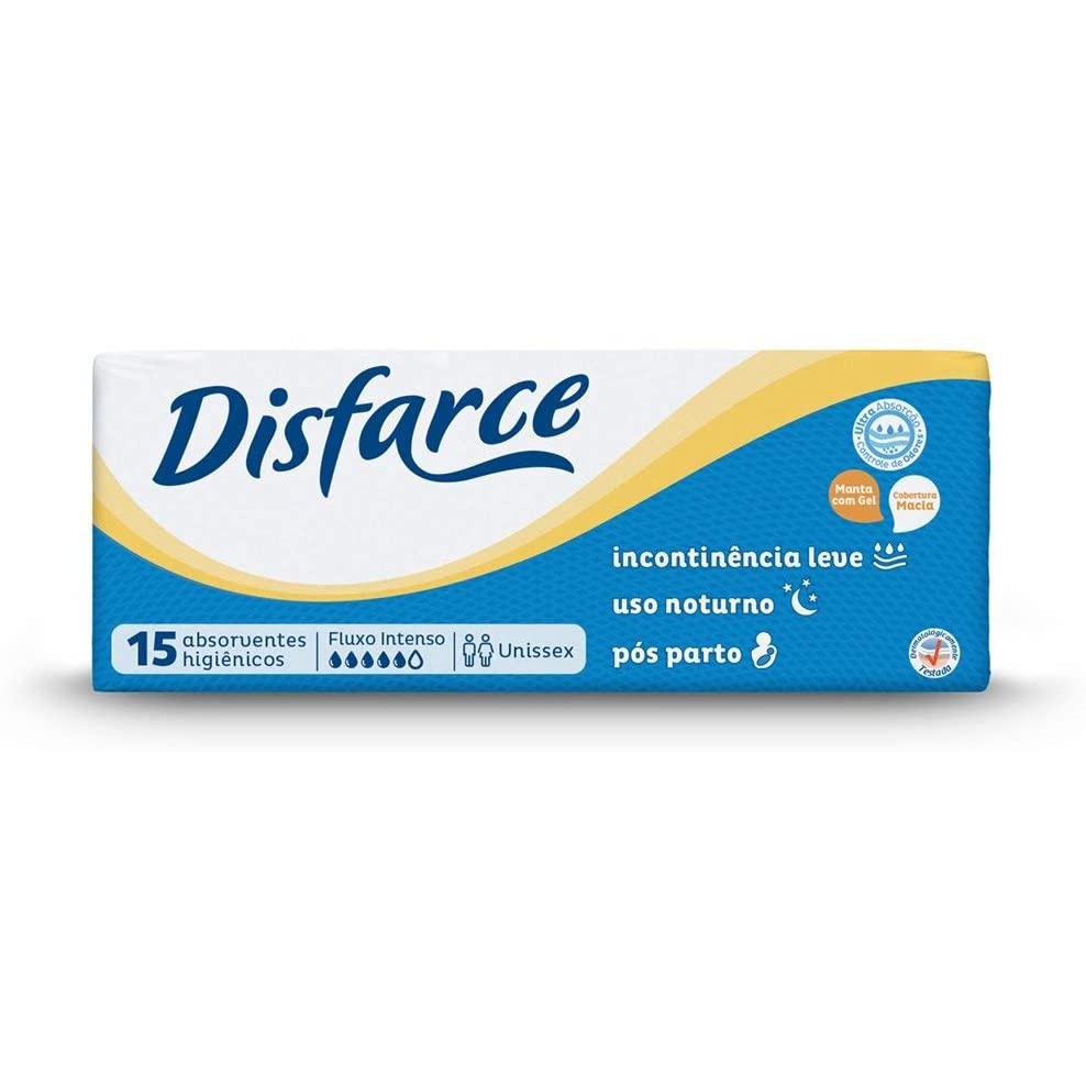 Absorvente Disfarce Pós-parto fluxo intenso 15unidades | Shopee Brasil