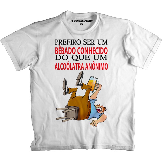 Camiseta Engra ada PREFIRO SER UM B BADO CONHECIDO DO QUE UM