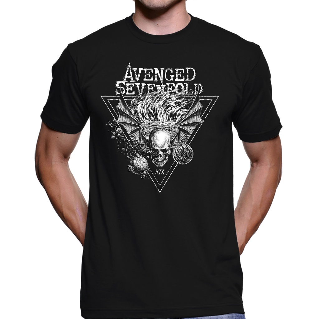 Camiseta Avenged Sevelfold A7x Metal Banda Metallica 4282