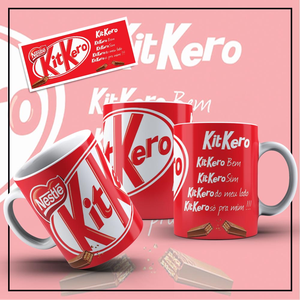 Caneca Personalizada Chocolate Kit Kat - Caneca Personalizada para Todas as  Ocasiões!