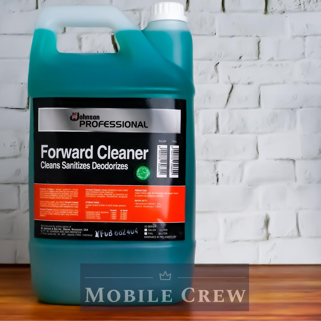 Sc Johnson Forward Cleaner Clean Sanitize Deodorize 4L | Shopee Brasil