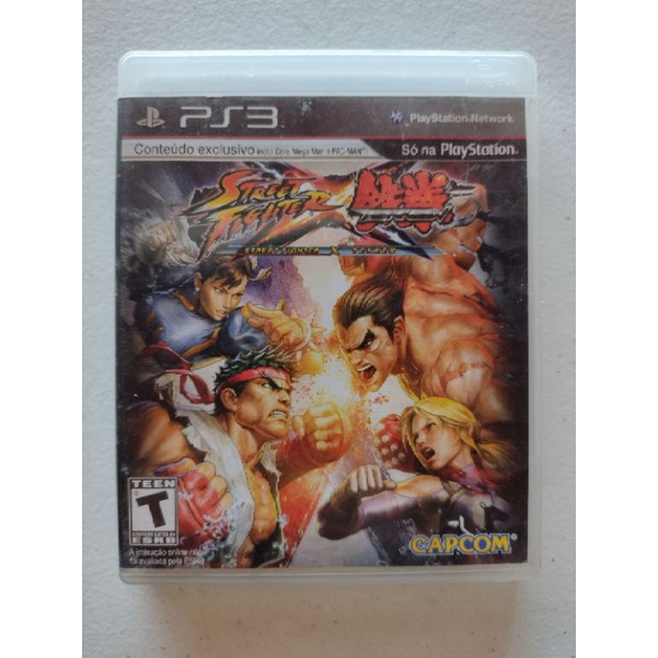 Jogo Street Fighter X Tekken Ps3 Mídia Física Frete Grátis