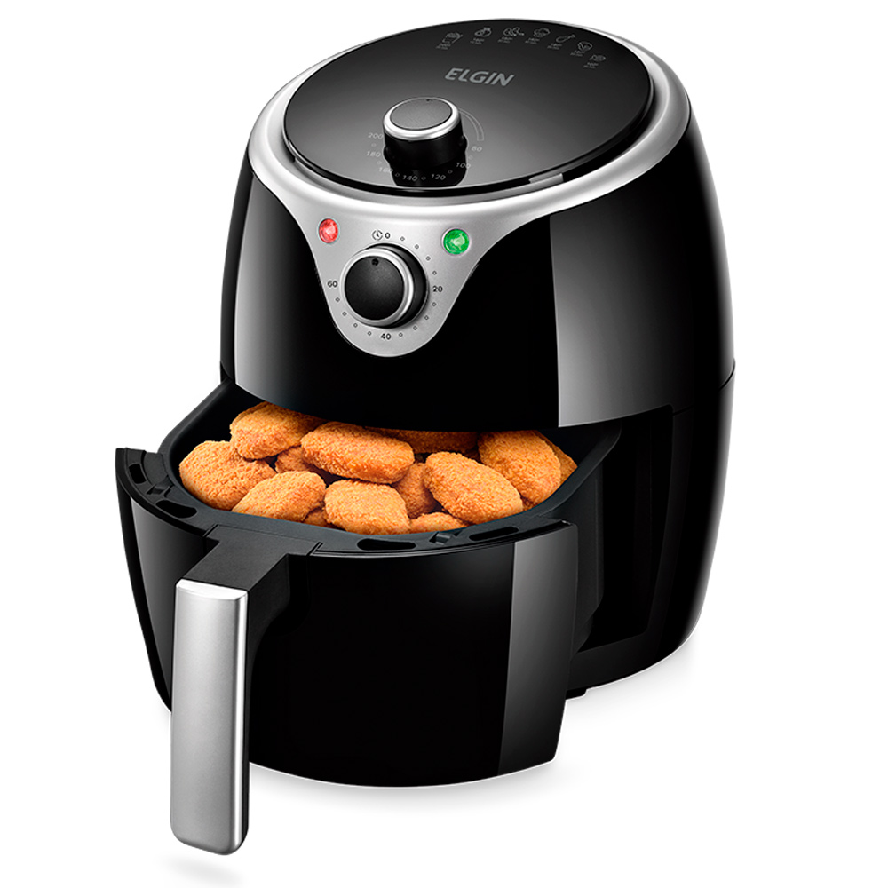 Fritadeira Elétrica Sem Óleo Airfryer Elgin Flash Fryer 110v