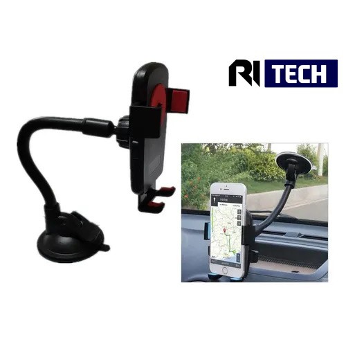 Suporte De Celular Gps Carro Smartphone Parabrisa Articulado