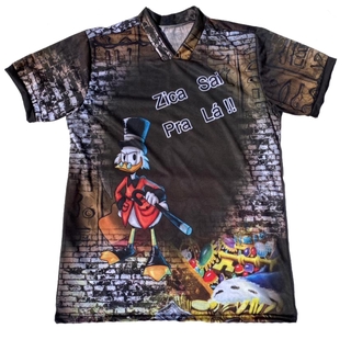 Camiseta Mandrake Pato Donald Tio Patinhas Favela Padre