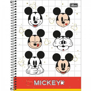 Caderno Mickey 10 Matérias 160 folhas Tilibra