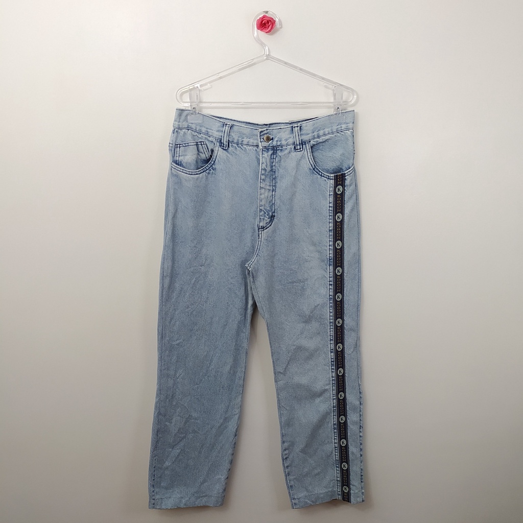 Calça jeans mom vintage com CGC (Brechó) (Ref: 4694) - Tam: 42