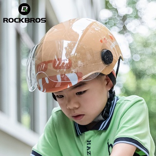 Capacete ROCKBROS Para Crianças Com Óculos De Proteção