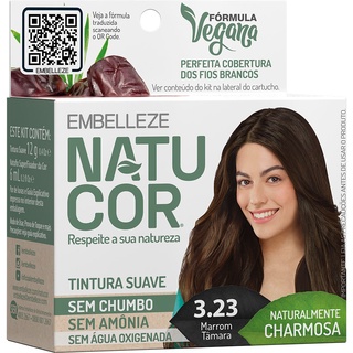 NATUCOR MARROM TAMARA 3.23 TINT SUAVE UNIT