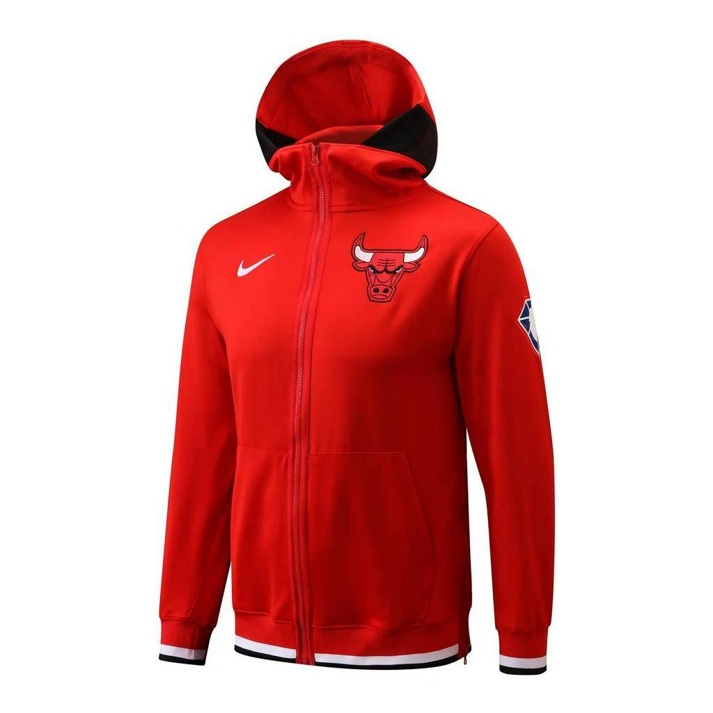 Casaco De Basquetebol De Outono Série Inverno Chicago Bulls | Shopee Brasil