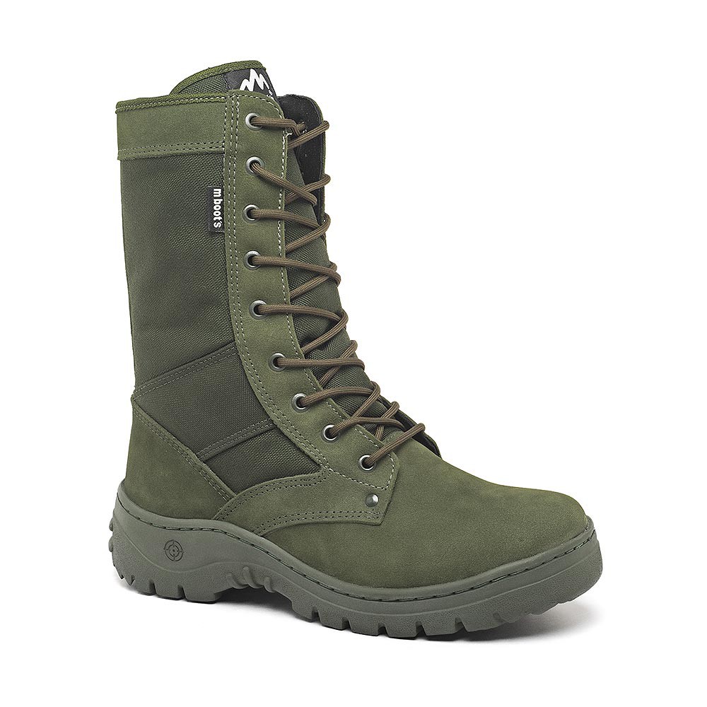 Coturno best sale verde militar