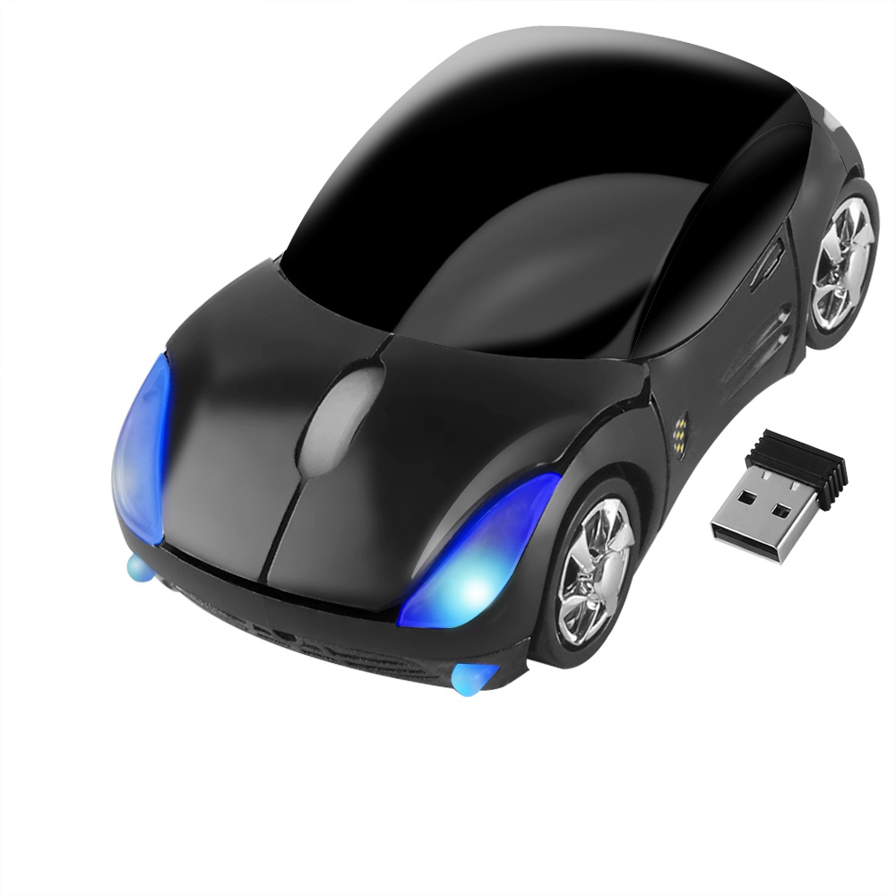 Rato Sem Fio Estilo Ferrari Mouse Mini Game Mouse1600 DPI USB Óptico ...