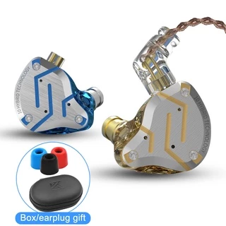 KZ ZS10 PRO 4BA + 1DD Fone De Ouvido Híbrido Alto-Falante Para Jogos HIFI Música Bass Fones Intra-Auriculares Monitor DJ