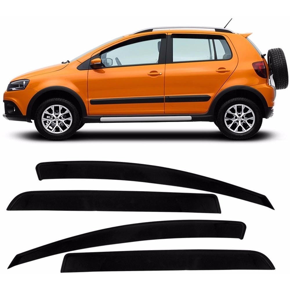 Calha De Chuva Defletor Fox Spacefox Crossfox 2004 2018 4 Portas ...