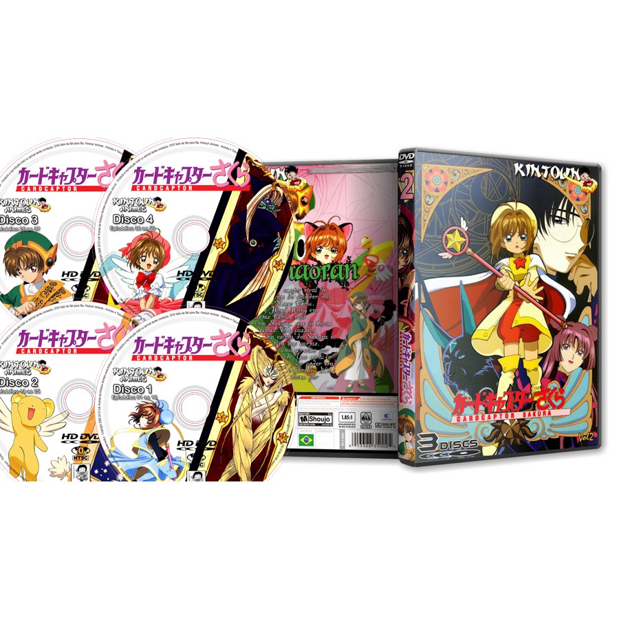 Dvds Sakura Card Captor coleção completa | Shopee Brasil
