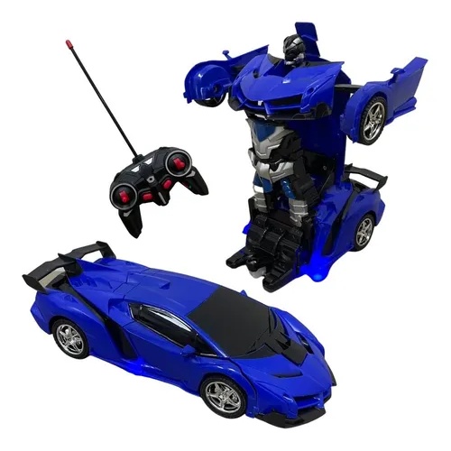 Robô De Carros RC Recarregável De 2,4 Ghz Para Controle Remoto Infantil  Transform Robot Car