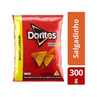 Doritos Nacho 300 Gramas/batata Ruffles 300 Grama/cebolitos 190 Gramas( Gigante )