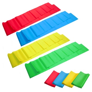 Kit Faixas Elásticas 4 Intensidades Tipo Thera Band Exercícios