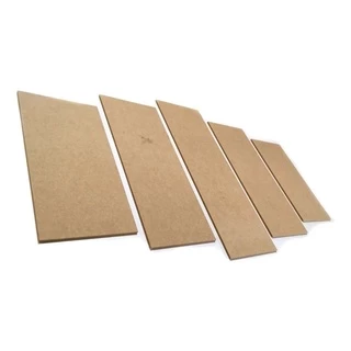 Kit de 5 peças para mosaico 1-60x25, 2-50x25, 2-40x25cm MDF 3mm