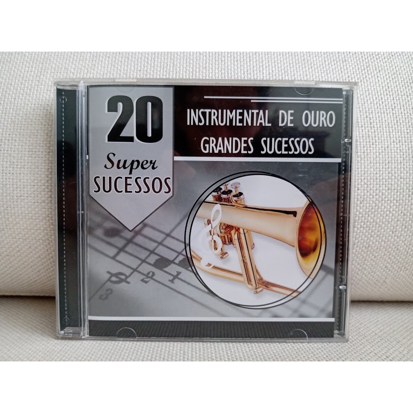 Cd Instrumental De Ouro 20 Super Sucessos Zerado Excelente | Shopee Brasil