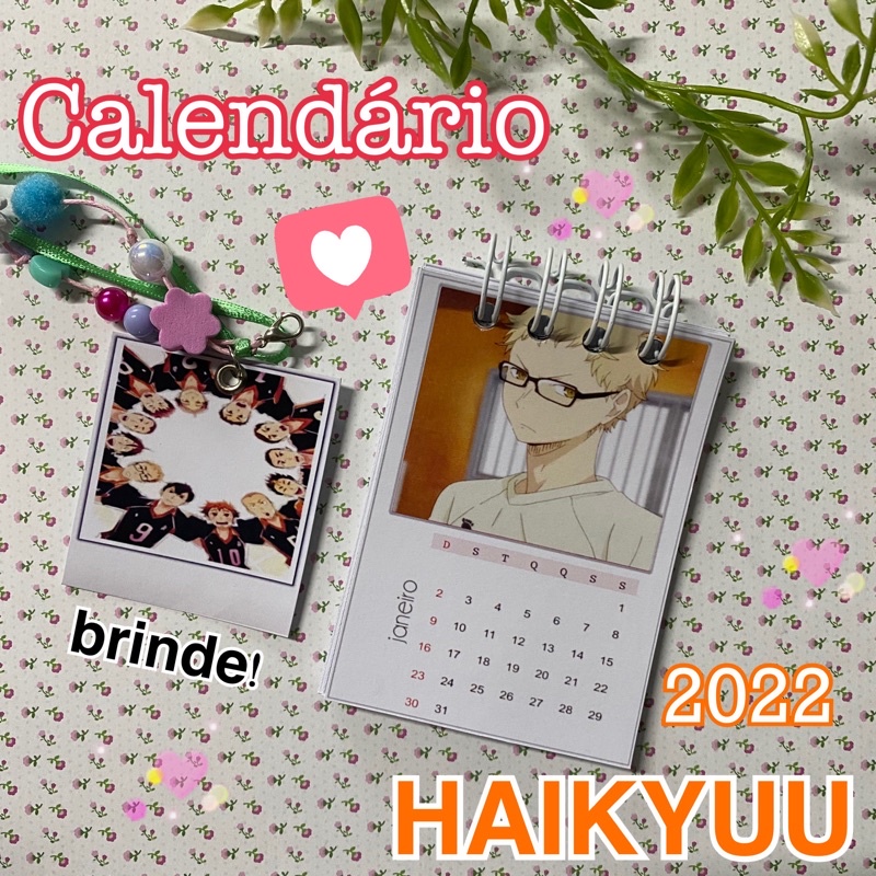 Calendario Haikyuu 2022