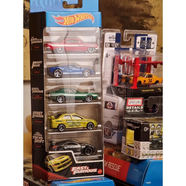 Hot Wheels Fast &, Furious 5-pack 1:64 Scale Veículos Instantâneos  Coleção Carros De Brinquedo Para Fãs De Velozes E Furiosos Presente Idades  3 E - Carrefour