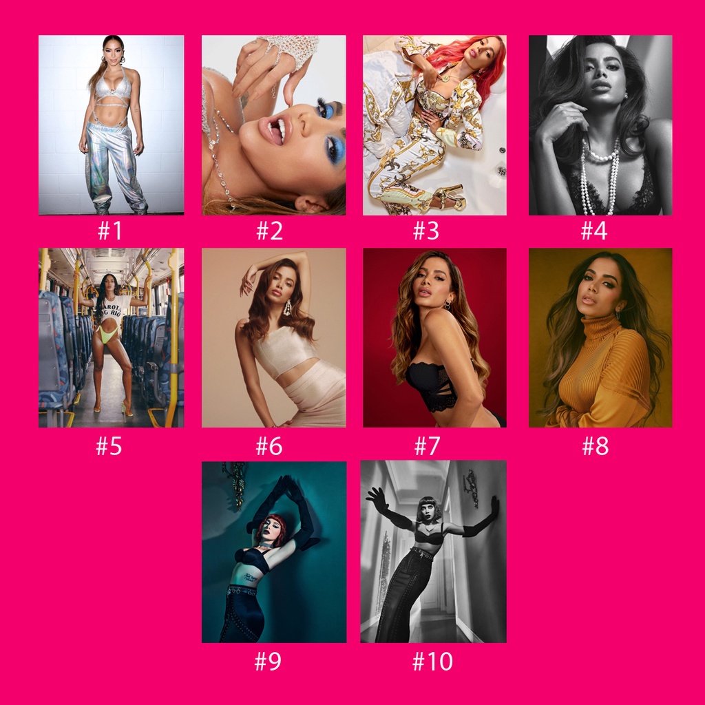 Anitta -Pack 2- Photocard/Polaroid/A5/A4 (Leia a descrição) | Shopee Brasil