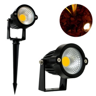 Luminária Espeto de ferro Jardim/Lâmpada Led 5w