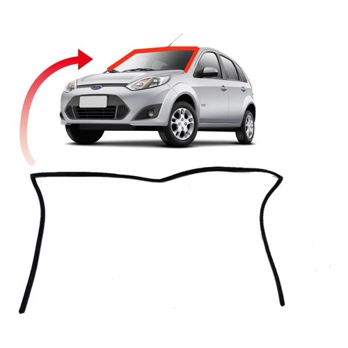 Borracha Vedação Parabrisa Fiesta Ecosport 2003 2004 2005 2006 2007/2013
