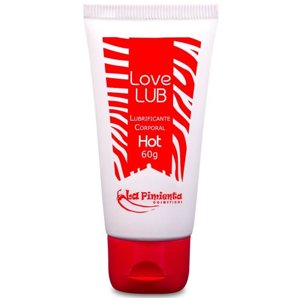 Gel Lubrificante Íntimo A Base De Água Sex Shop Sensação Hot Para Sexo Anal Ou Vaginal Love Lub 6474