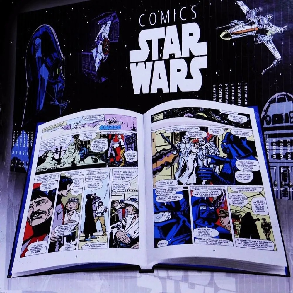 HQs Star Wars Comics - Planeta Deagostini - Capa Dura - Novos raros e lacrados.