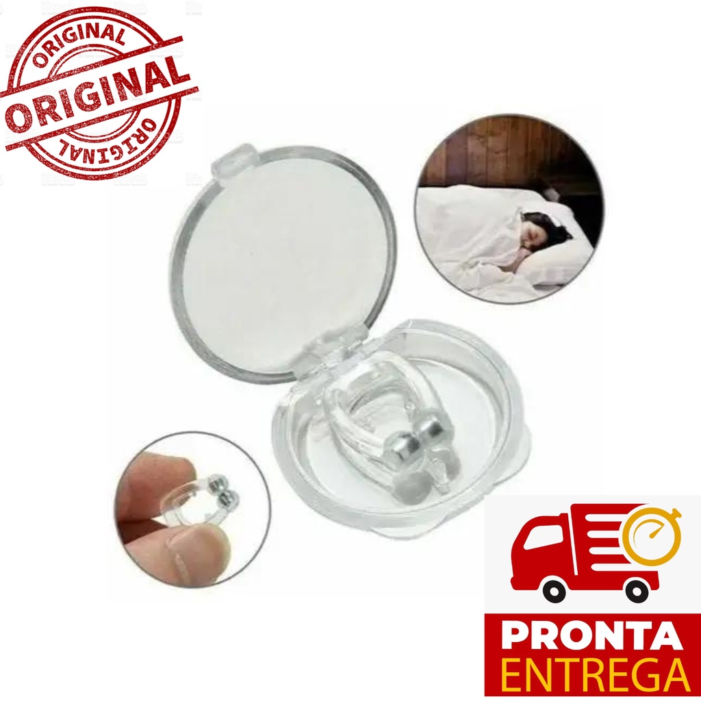 Aparelho Para Ronco Nariz Clip Nasal Magnético Grampo e Dilatador - Dispositivo Original