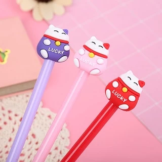 4pcs 【 XJJ1143 】 Cartoon Caneta De gel Para Gatos Papelaria À Base De Água Criativa Gatinhos