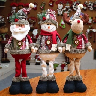 Decorações De Natal Bonecas De Decoração De Natal Bonecas De Natal Janela De Alces De Natal Materiais De Natal