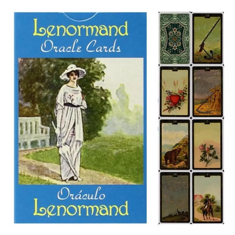 Lenormand Oracle Cards Deck Oráculo Cigano Lenormand Baralho De Cartas ...