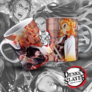 Caneca Demon Slayer Tanjiro Fight - Interior E Alça Branca