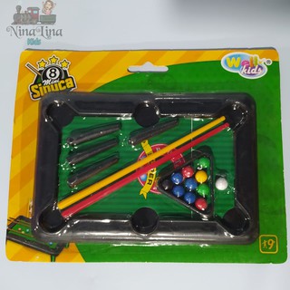 Mesa de Sinuca Completa Pequena com Bola de Bilhar + Tacos + Giz Brinquedo  Madeira Jogo TT4008 em Promoção na Americanas