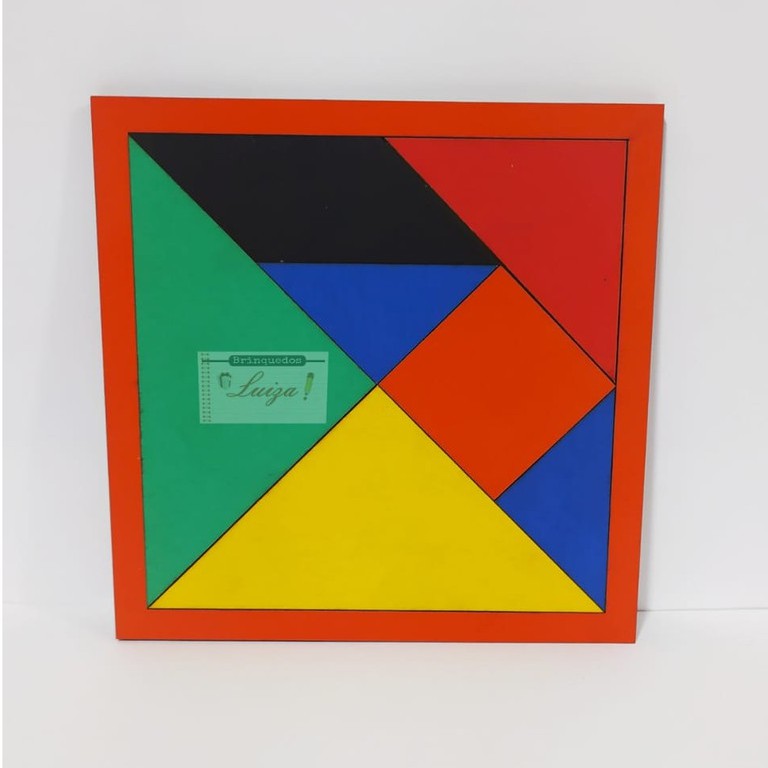 Brinquedo Educativo Quebra Cabeça Tangram Montar Figuras - Imagine  Brinquedos