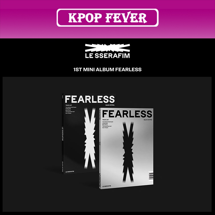 LE SSERAFIM - FEARLESS (1st Mini Album) | Shopee Brasil