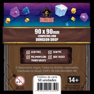 Sleeve Customizado - Dungeon Drop (90x90)