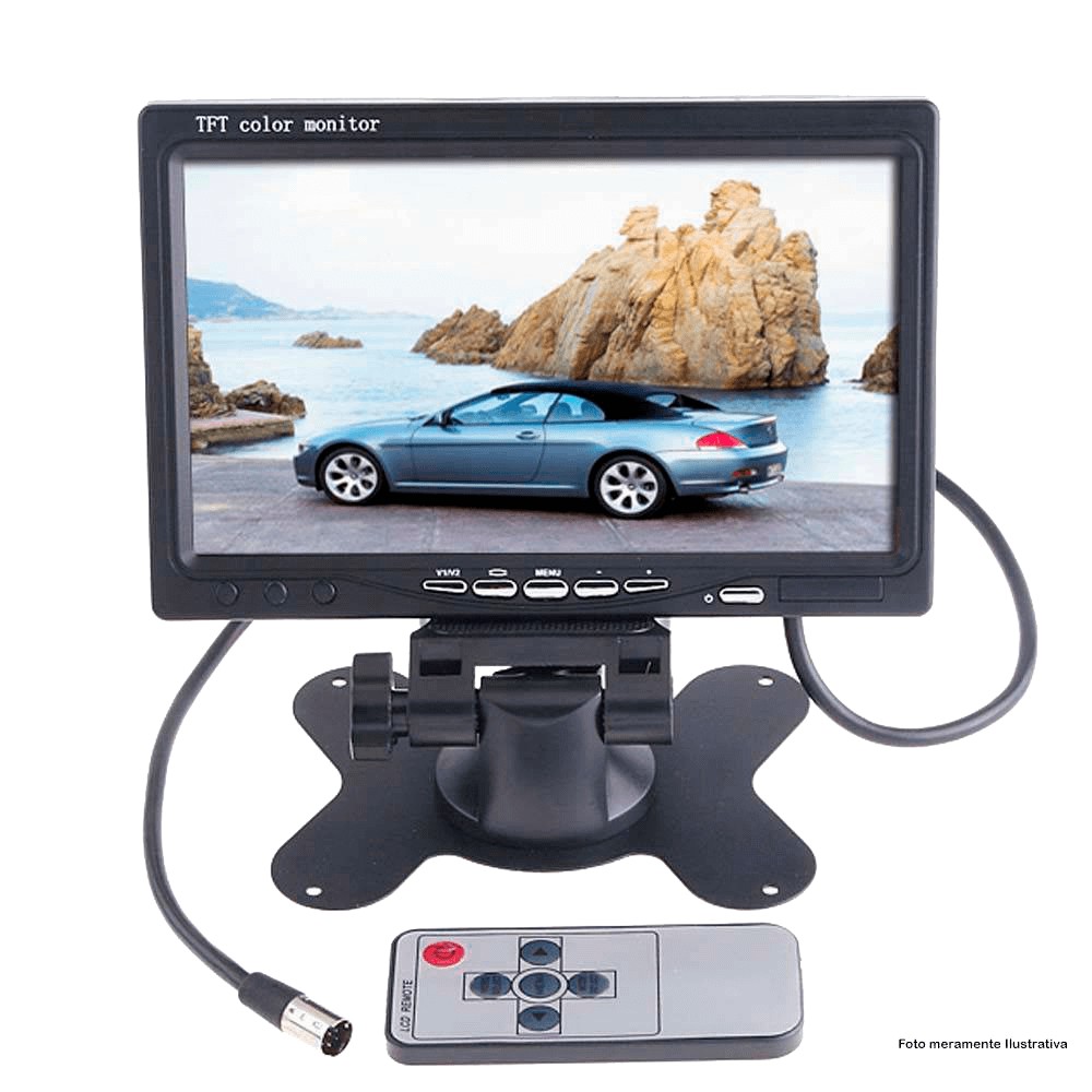 Monitor Lcd 7° Pol TFT Color | Shopee Brasil