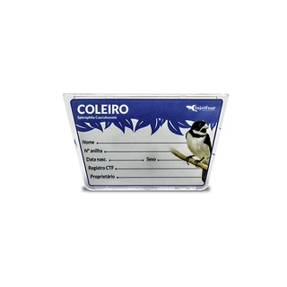 PLACA DE IDENTIFICAÇÃO PVC - COLEIRO BAIANO - FÊMEA